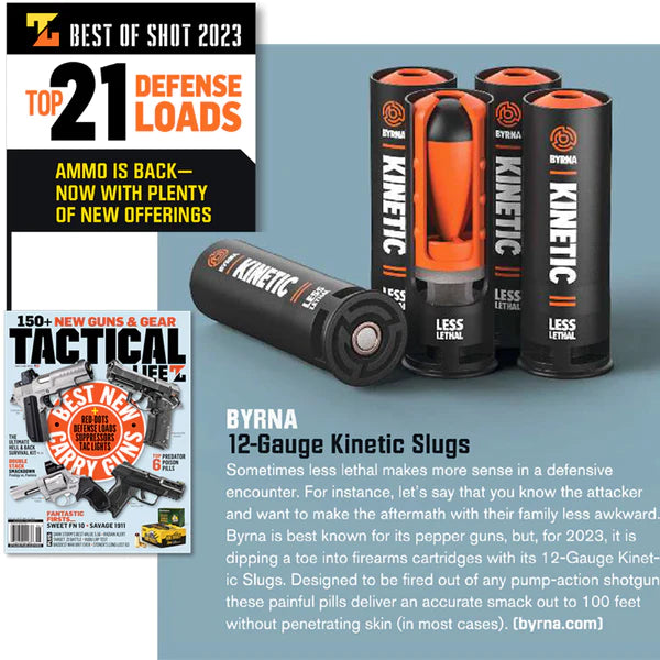 KINETIC LESS LETHAL 12 GAUGE ROUND - 10CT